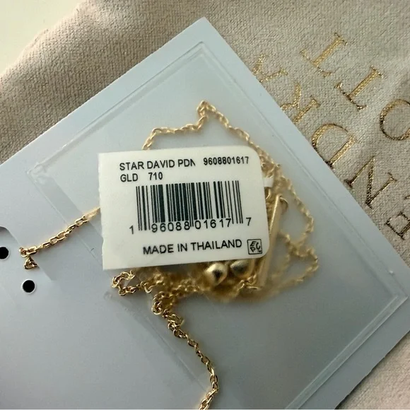 Kendra Scott Star of David Necklace in Gold - Picture 3 of 3